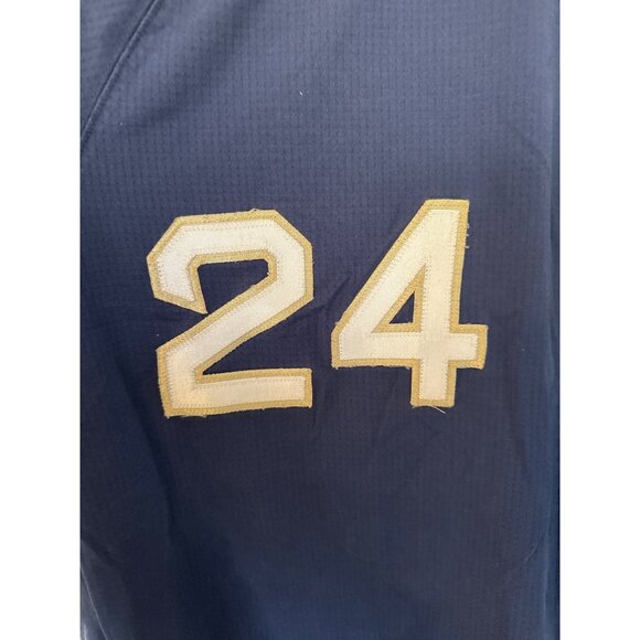 Russell Athletic Cincinnati Reds Number 24 Tony Perez Blue Jersey XL - Picture 3 of 8